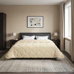 vidaXL Winter Duvet Crème 200 x 200 cm Microvezel en Teddy, Verzenden