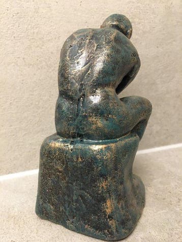 Naar AUGUSTE RODIN - sculptuur, THE THINKER (LE PENSEUR) -