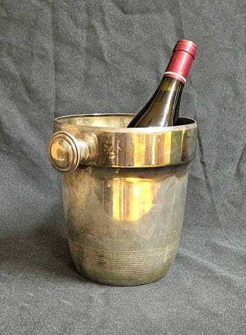 Rafraîchisseur à champagne - Plaqué(e) argent - Seau à glace