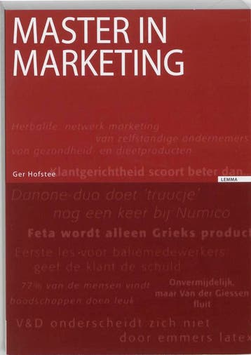 Master in Marketing 9789059313002 G. Hofstee, Verzenden, Gelezen, G. Hofstee