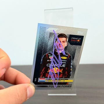 Red Bull Racing - Topps 280 podium power Signed - Max, Collections