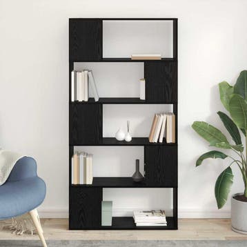 vidaXL Tv-meubelset 80 x 24 x 156 cm Zwart Bewerkt hout, Verzenden, Nieuw