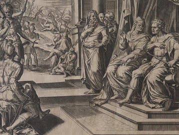 4 Scenes from the lifes of kings David and Salomon