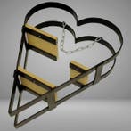 Gigantisch 3D-Hart 70 cm voor aan de muur - Étagère - Métal,, Nieuw