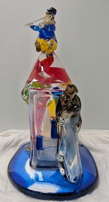 Walter Furlan - sculptuur, Lovers Tribute Hommage to Chagall