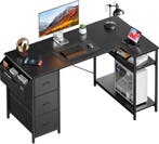 Bureau - Computertafel - Computerbureau - 140x78 cm - Zwart, Huis en Inrichting, Verzenden, Nieuw