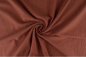 10 meter gewassen katoen - Donker oud roze - 100% katoen, Verzenden, 120 cm of meer, Katoen, Roze
