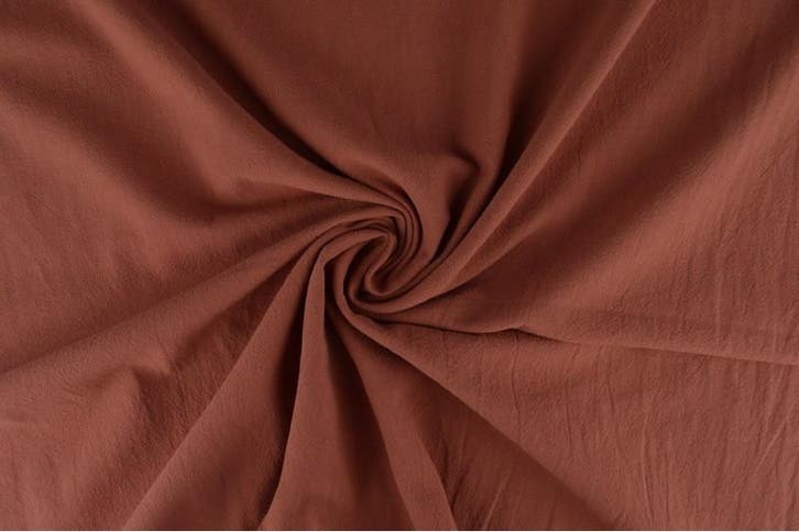 10 meter gewassen katoen - Donker oud roze - 100% katoen, Hobby & Loisirs créatifs, Tissus & Chiffons, Envoi