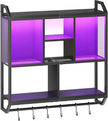 HOOBRO LED Wandplank (73x74cm) | Retour deal | Weg is pech, Huis en Inrichting, Woonaccessoires | Wandplanken en Boekenplanken