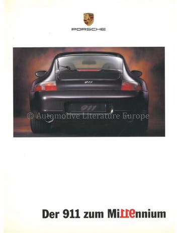 2000 PORSCHE 911 MILLENNIUM BROCHURE DUITS, Ophalen of Verzenden, Nieuw