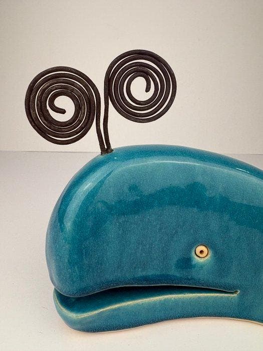 Mario Klara (1973) - Whale, Antiquités & Art, Art | Peinture | Moderne