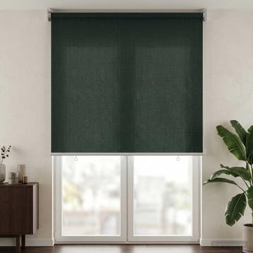 vidaXL Buitenrolgordijn 90% UV-blok Donkergroen 80 x 230 cm, Verzenden, Nieuw