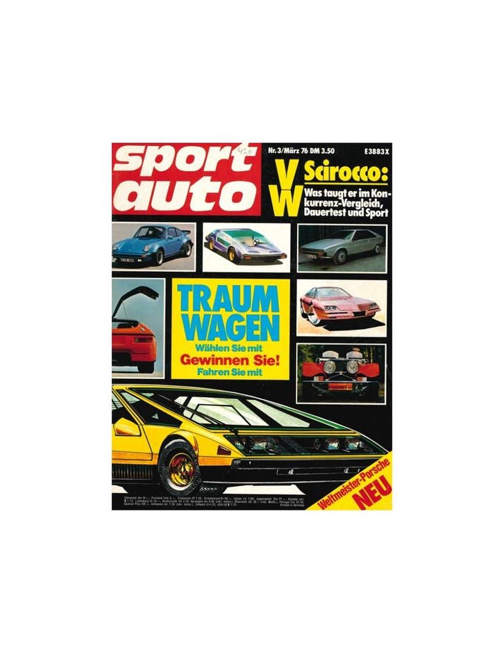 1976 SPORT AUTO MAGAZINE 03 DUITS, Boeken, Auto's | Folders en Tijdschriften, Ophalen of Verzenden