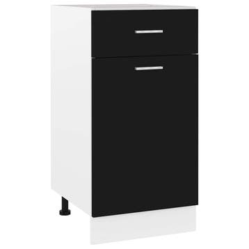 vidaXL Onderkast met lade Lyon 40x46x81,5 cm bewerkt hout, Verzenden