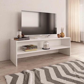 vidaXL Tv-meubel 120x40x40 cm bewerkt hout wit, Huis en Inrichting, Verzenden, Nieuw