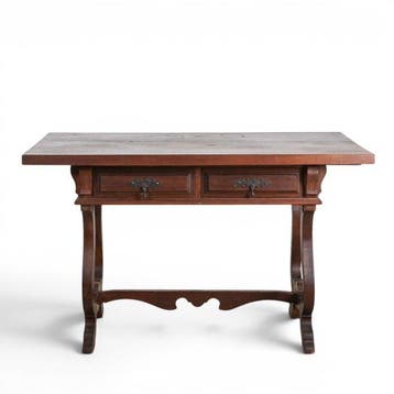 Eettafel - Kastanje, IJzer