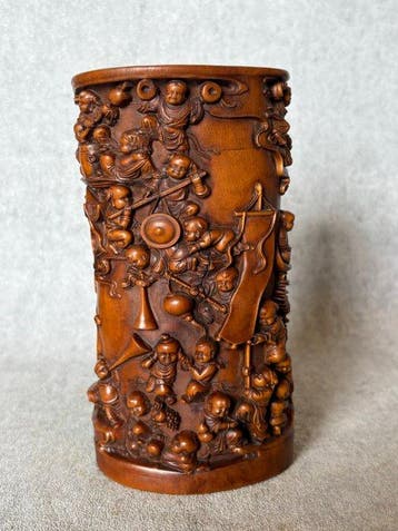 Pot à pinceaux - Wood - Buis