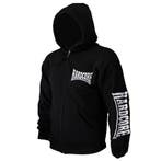 Hardcore Geborduurd Logo Vest Hoodie met Rits en Capuchon -, Nieuw
