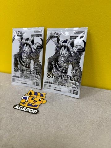 One Piece - 2 Booster pack - 2 buste promo sigillate One
