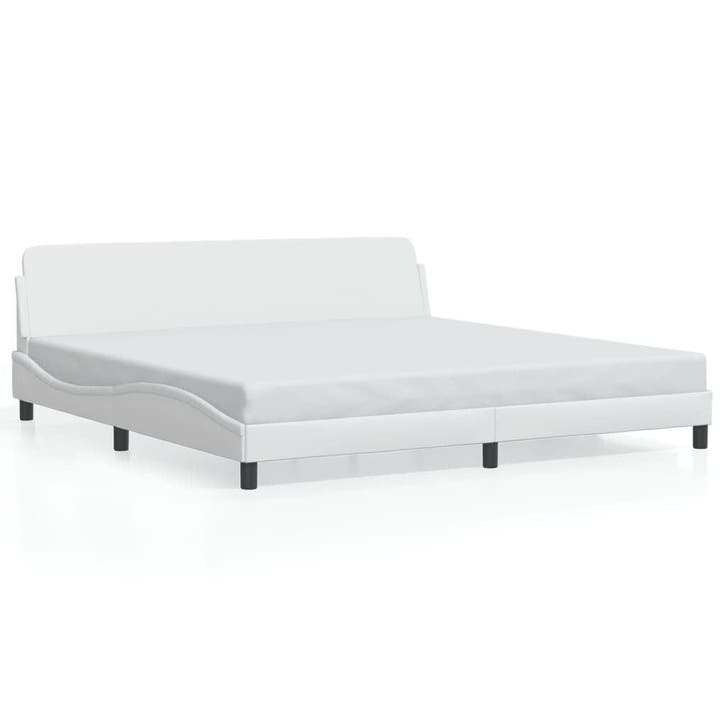 Bed 200x200 wit | 63% korting! Retour deal (bedframe), Maison & Meubles, Chambre à coucher | Lits, Envoi