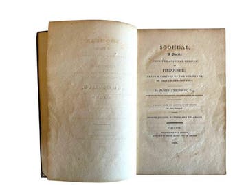 James Atkinson, Esq - Soohrab, a Poem: From the Original