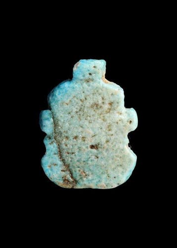 Égypte ancienne, période tardive Faience Plaque amulette