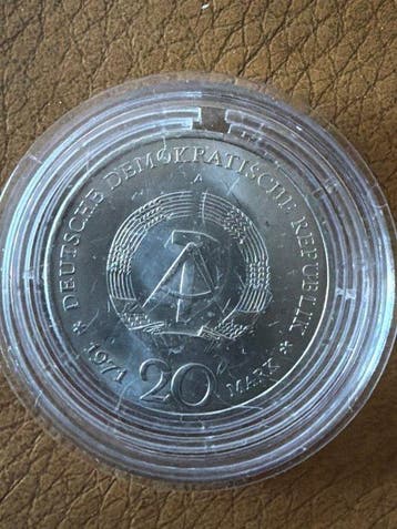Duitsland. 20 mark 1971 Die nationale Volksarmee (Zonder