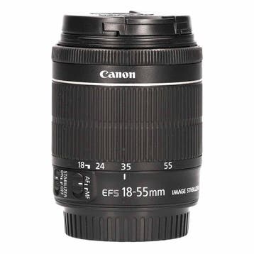 Canon EF-S 18-55mm f/3.5-5.6 IS STM met garantie, Ophalen of Verzenden, Gebruikt