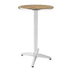Statafel | Hout/Aluminium | Essenhout Blad | Aluminium, Verzenden, Nieuw in verpakking