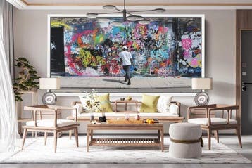 Dine Chanima - (XXL) Giant Vibrant Fragments Of Rebellion