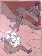 De barmhartige Samaritaan en de laars der beschaving!, Antiek en Kunst, Kunst | Litho's en Zeefdrukken, Verzenden