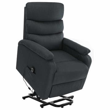 vidaXL Sta-op-massagestoel stof donkergrijs, Huis en Inrichting, Stoelen, Verzenden, Nieuw