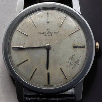 Baume & Mercier - Vintage Genève Ultra-Slim Dress Watch -, Handtassen en Accessoires, Nieuw