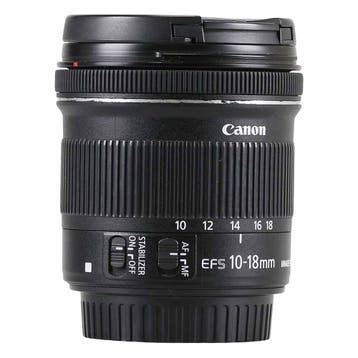 Canon EF-S 10-18mm f/4.5-5.6 IS STM met garantie, Ophalen of Verzenden