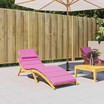 vidaXL Ligbedkussen oxford stof roze, Verzenden, Nieuw