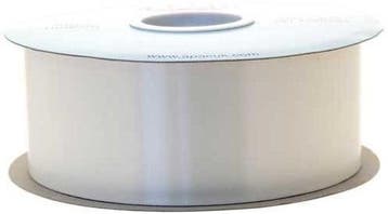 Poly ribbon scheur cadeaulint off white eggshell 50mm, Nieuw
