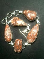 Luipaardsjaspis - Armband - Breedte: 2 cm, Verzamelen