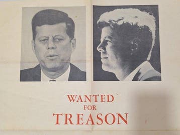 Anonymous - KENNEDY, John Fitzgerald – WANTED FOR TREASON