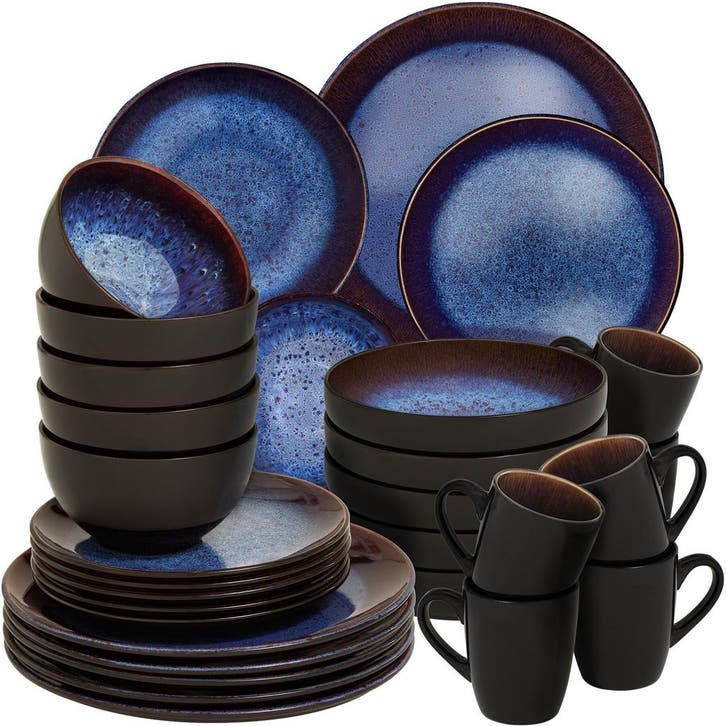 tectake Serviesset Mare van aardewerk, voor 6 personen - 30, Maison & Meubles, Cuisine | Vaisselle, Envoi