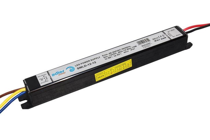 ADLER Power SMLD-12-12 ledvoeding - 12 V - 1 A - 12 W, Hobby & Loisirs créatifs, Composants électroniques, Envoi