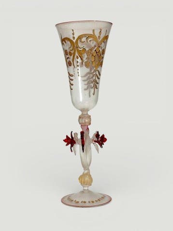 Murano - Kelk - Tipetto - Muranoglas, Antiek en Kunst