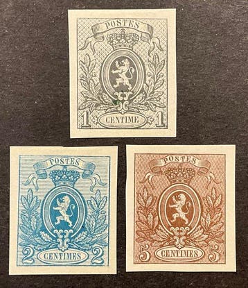 België 1866/1867 - Kleine Leeuw : Herdrukken aangenomen, Gestempeld