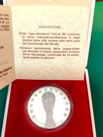 Italië. Silver medal 1990, FIFA World Cup (Zonder