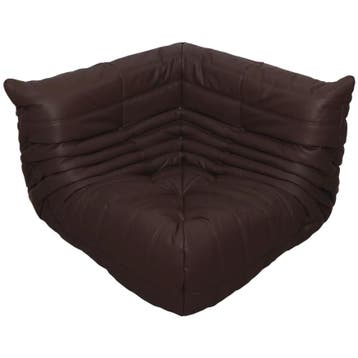 Michel Ducaroy Togo Hoekzetel, Gebruikt, Leer, Minder dan 150 cm, Modern