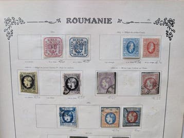 Roemenië 1862/1939 - Collectie met goede MH-series +, Gestempeld