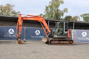 Veiling: Rupsgraafmachine Hitachi ZX85USBLC-3 Diesel 39.4kW, Ophalen