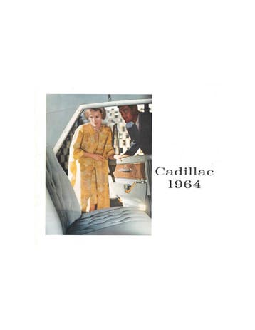 1964 CADILLAC PROGRAMMA BROCHURE NEDERLANDS