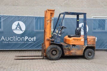 Veiling: Heftruck Toyota 5FD25 Diesel 2500kg, Ophalen