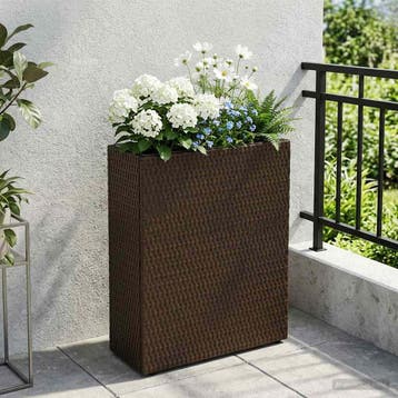 vidaXL Hoge Plantenbak 55 x 22 x 70 cm Ja, Verzenden, Nieuw