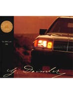 1986 MERCEDES BENZ 300 BROCHURE ENGELS (VS), Nieuw